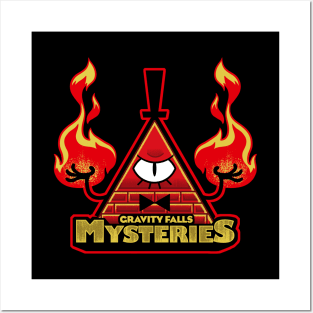 Gravity Falls Mysteries - Red Posters and Art